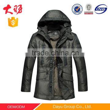 Outdoor italian men winter padded jacket quilted coat man duck down jacket for winters