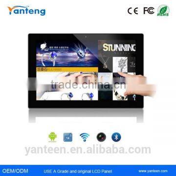 LED backlight 13.3inch android industrial grade tablet pc with 1GB Ram and 8gb nand flash