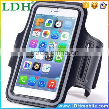 100pcs/lot Via DHL 10 Colors Leather Saturn Brush Sports Armband Case For iphone 6 6S 4.7 Waterproof Workout Holder Sport Belt