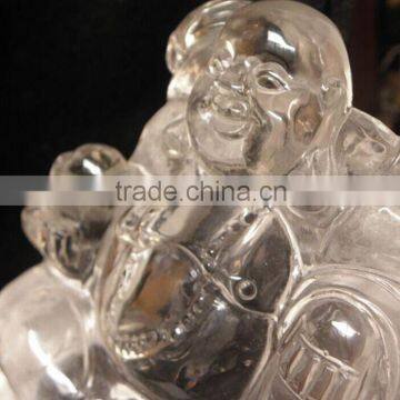 Natural Religious Crystal Carving Figure of Buddha photo-6