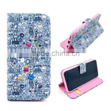 Hot Vertical Flip Cell Phone Housing Shell For iPhone 6s Mobile Phone Cases Shell Shield Leather Skin with Card Slots