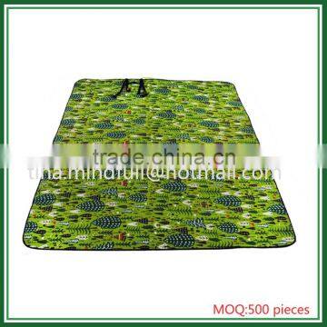 Promotional 160gsm Single Fleece +PEVA Mat for Camping