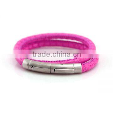 newest handmade fashion popular cheap leather bracelet