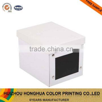 Handmade Paper Box Paper Storage Box Kraft Paper Gift Box Cardboard Packaging Box photo-4