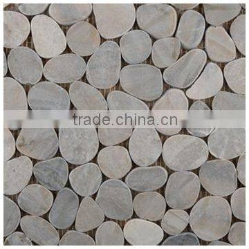 natural stone mosaic design, pebble mosaic tiles, modern house mosaics (PMSG259)