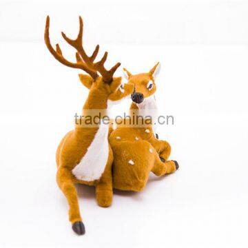 Factory Sale Special Design Mother Deer Christmas Interior Products Brown With Different Size photo-5
