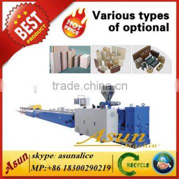 plastic wood deck profile extruder/wood plastic machine