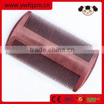 custom logo purple sandalwood double hair lice comb