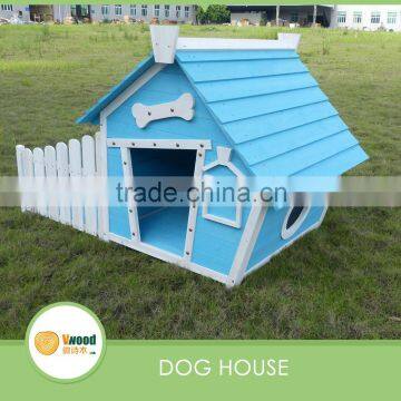 Wooden dog house