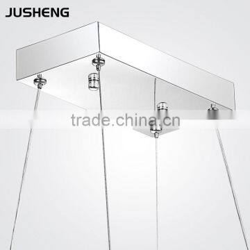 Noble 24W Transparent LED Crystal Hanging Lights Pendant Lighting Fixture For Indoor Decor 110-240V AC photo-3