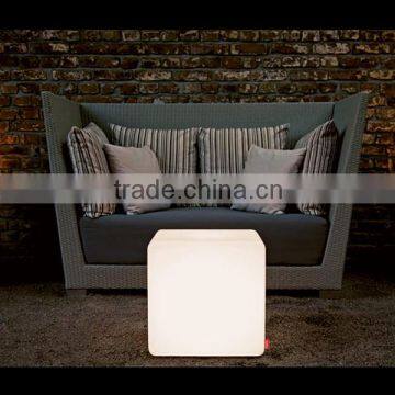 Modern LED Sitting Cube RGB LED Glow Furniture HC-L015