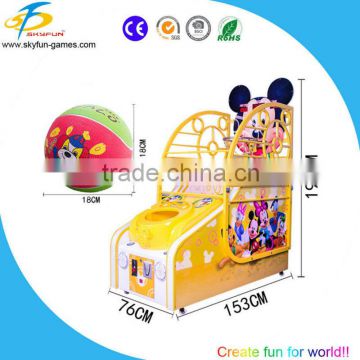 Unique foldable case mini basketball game machine