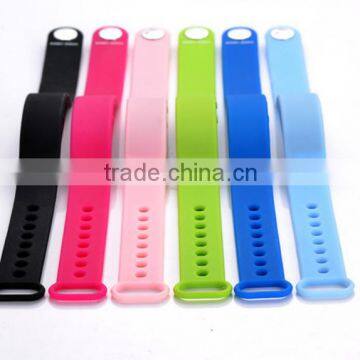 3D Pedometer Sleep Monitor Temperature Calorie Sports Silicone LED Smart Watch photo-5