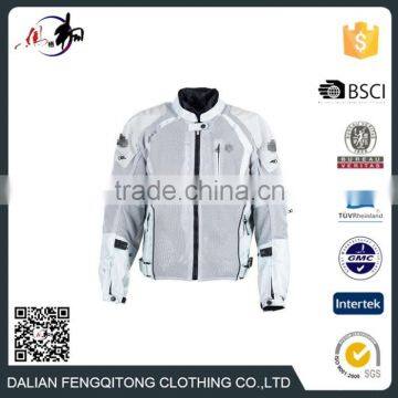 high quality men's hardmesh motorcycle jacket factory