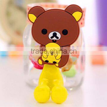 Wholesale Catoon Wall Mounted Silicone Suction Cup Toothbrush Holder photo-3