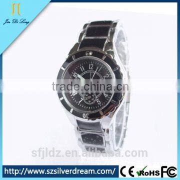 Promotional Waterproof And Mix Colors Cheap Silver Alloy Watches