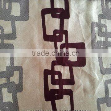 Modern Chain Design Fleece Base Blackout Jacquard Curtain Fabric