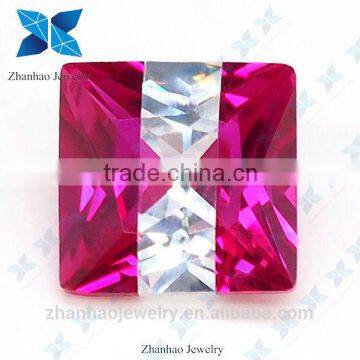 china glass stone different fashion shinning mood stones loose cubic zirconia stones cushion cut multicolor cubic zirconia stone