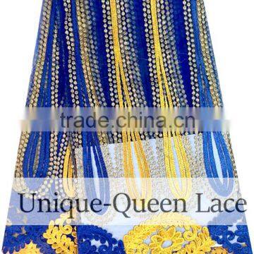2016 Latest Modern Fashion Tulle Lace/beautiful Design Cheap Lace Fabric/high Quality French Lace Fabric African for Party photo-3