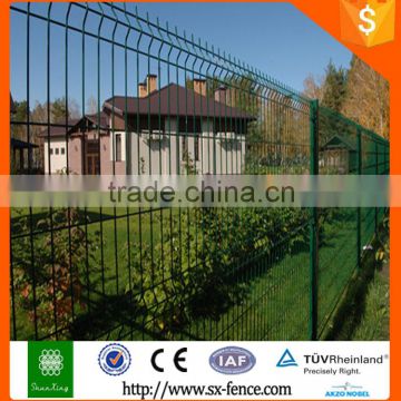 Hot sale metal edging garden fence, iron bending wire mesh fence, curved wire garden fence