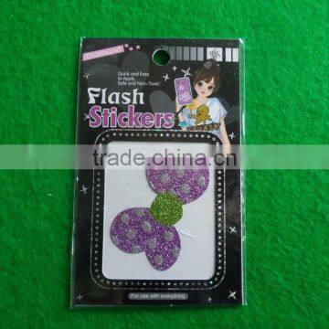 mobile phone flash sticker /mobile phone flashing sticker /phone rhineston sticker