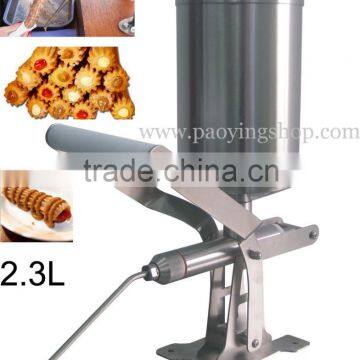 Stainless Steel 2.3L Manual Pastry Spainish Churros Nutella Filler