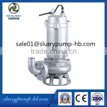 Non-clogging submersible sewage pump/Stainless steel mud pump