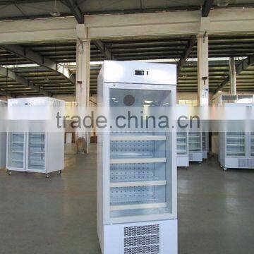 high-density polyurethane foam insulation medical refrigeration 260L 8~20 degree celsius