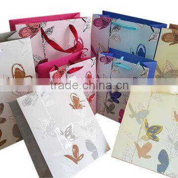 luxury mix packing gift paper shopping bag