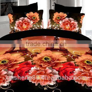 King size 3d polyester bedding set, king size bedding sets cheap