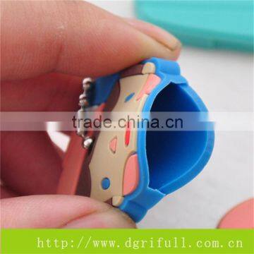 Lovely Animal Design Silicone Key Ring photo-2