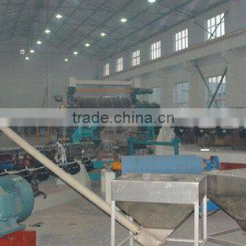 PE plastic building templates production line (plastic machinery)