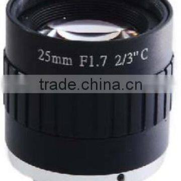 NEW ARRIVAL 5.0 MP special systems and technologies Focal length 25mm F1.7 C mounting optics ITS CCTV Lens