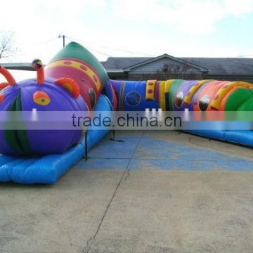 hot sale CE cheap inflatable caterpillar tunnel