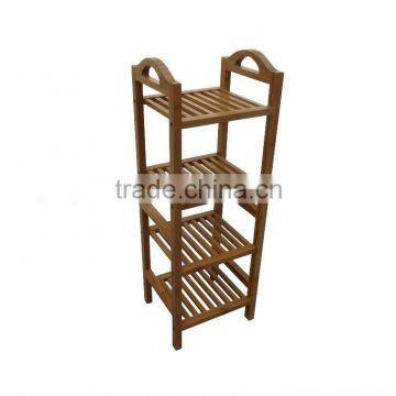 Bamboo flower pot rack