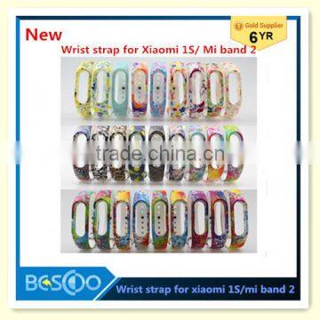 Hot Silicone Replace Wrist Strap for Xiaomi 1S 1A For Mi Band 2 Smart Wristband Bracelet Band Belt Strap Wearable Accessories