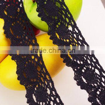 4cm china factory wedding dress french cord eyelash stretch cheap black lace fabric c400212