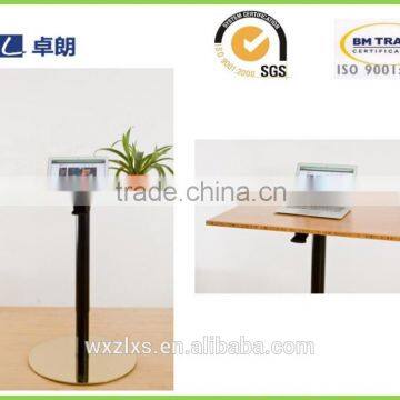 Gas adjustable coffee table lifting by pneumatic