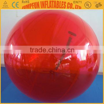 inflatable aqua ball in Red color made by best PVC material