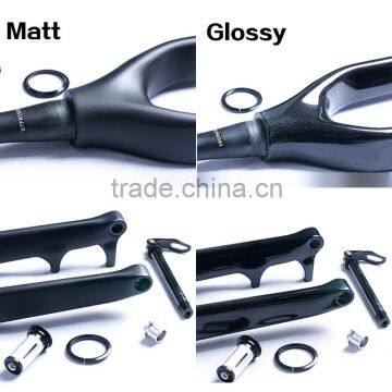 Full T800 Carbon Fiber 29er MTB Fork Matte/glossy Finish,100*15mm 3K or UD Black Carbon Mountain Bike Fork photo-3