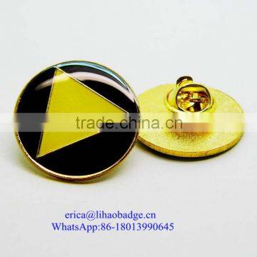 Custom Cheap Soft Enamel Metal Security Badges Lapel Pin No Minimum