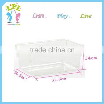 Wholesale high quality K-Resin material plastic home storage food grade plasitc box