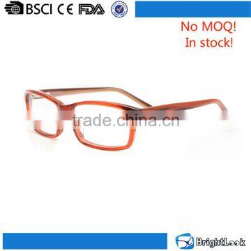 2016 In stock amber true color acetate new fashion eyewear optical glasses frame