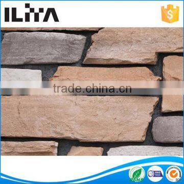 Ilita factory manufactured artificial cultured stone veneer facade stone panel for wall decoration