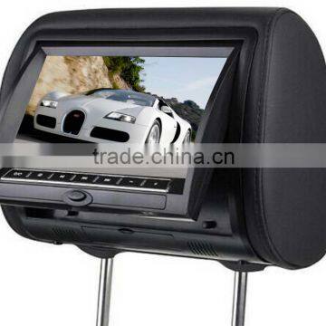 7" inch Car Headrest DVD Player Supporting USB, SD Card