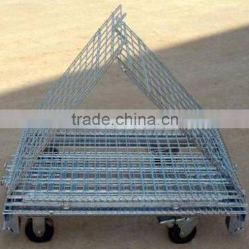 Stackable galvanized welded wire mesh basket / container