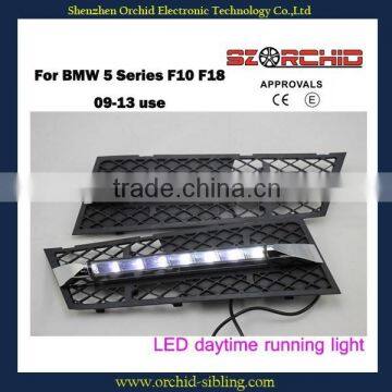 flexible waterproof led daytime running light DRL for BMW 5 Series F10 F18 09-13 use