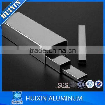 Customized U Channel square tube profile, rectangular aluminum profiles