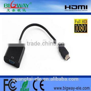 1080P HDMI to VGA Video Audio Converter cable adapter for PS3, Xbox360, Set-top box, Tablet PC, HDTV