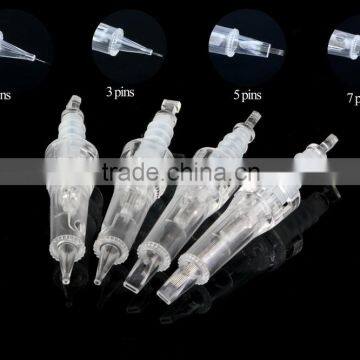 Derma Pen 1 3 5 7 Needle Electric Derma Stam Pen Permanent Makeup Machine Needle Cartridge for Eyelash, Eyebrow, Face or Lips photo-3